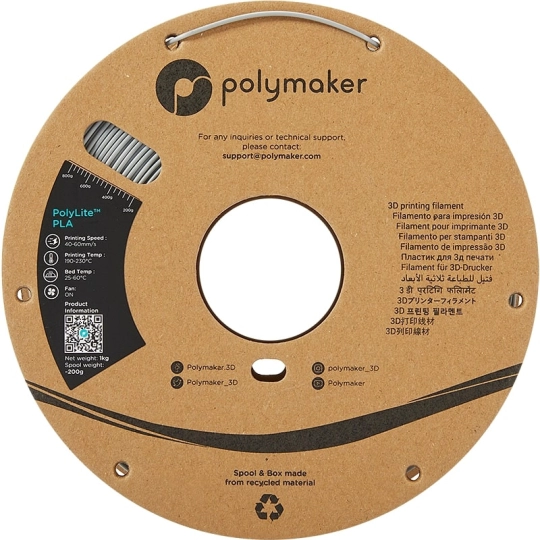 Polylite PLA Grey - 1000g, 1,75mm – Image 4