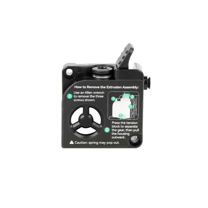 Couvercle Avant de l'Extrudeuse (Extruder Front Cover) – Série K2