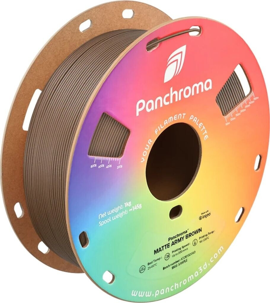 Panchroma PLA Matte Army Brown - 1000g, 1,75mm