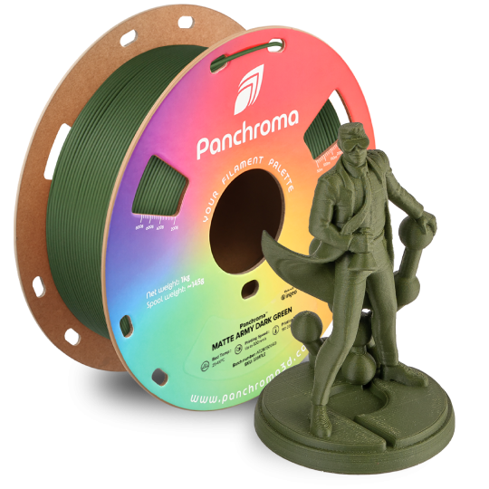 Panchroma Matte Army Dark Green – 1000 g, 1,75 mm